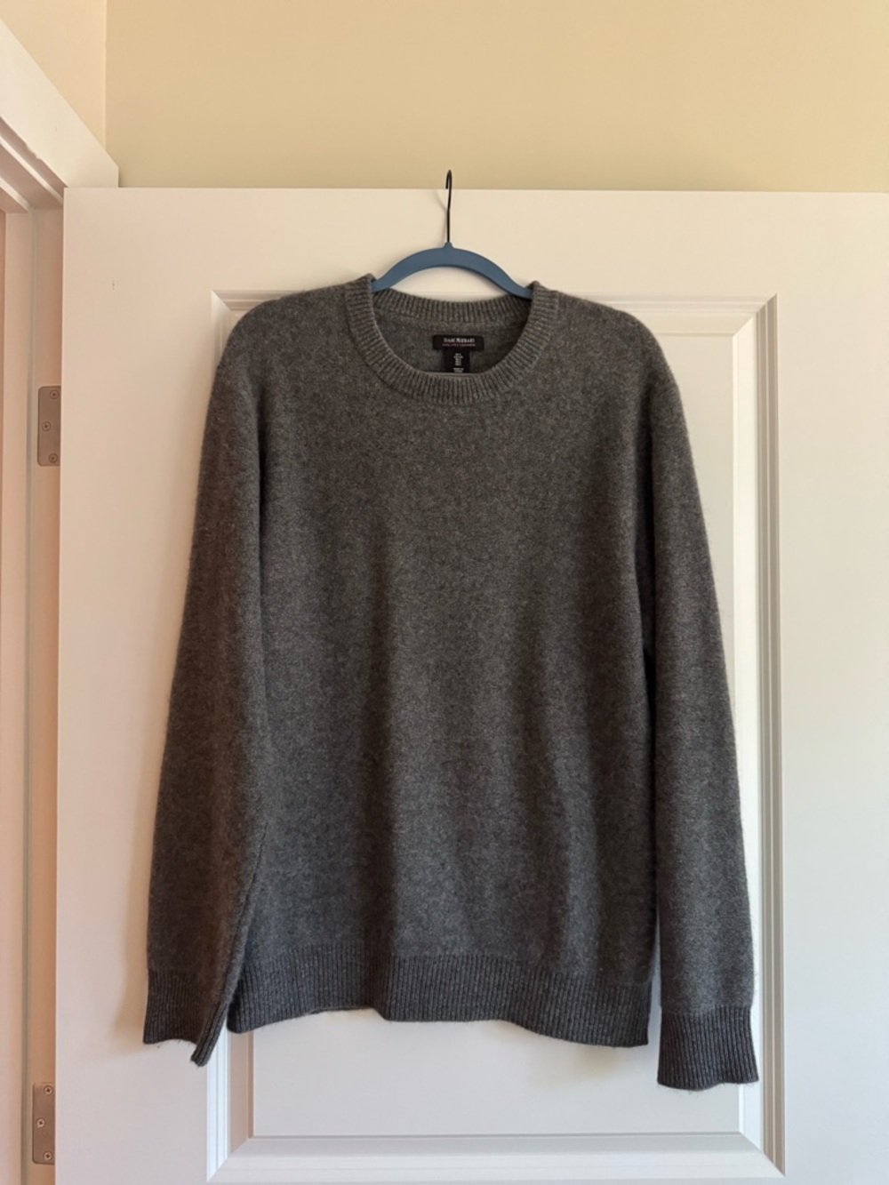Isaac Mizrahi Charcoal Gray Crewneck Sweater